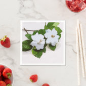 White Gardenia Flower Servet (Insitu)