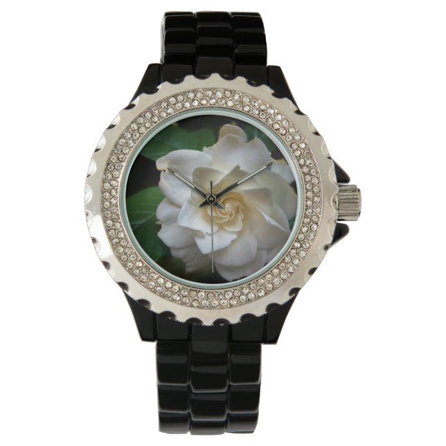 White Gardenia Horloge (Voorkant)