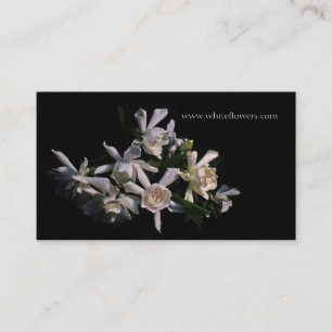 White Gardenias Floral Visitekaartje