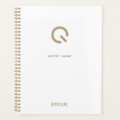 White Gepersonaliseerd epique Day Planner (Voorkant)