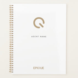 White Gepersonaliseerd epique Day Planner
