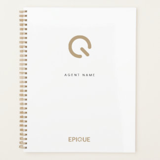 White Gepersonaliseerd epique Day Planner