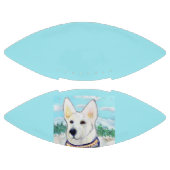 White German Shepherd American Football (Panelen)