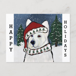 White German Shepherd Briefkaart