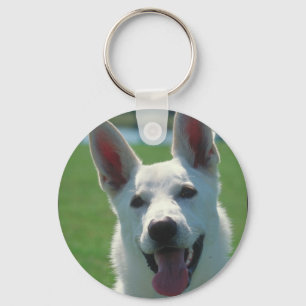 White German Shepherd Dog Sleutelhanger