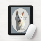 White German Shepherd Gifts Muismat (Met muis)