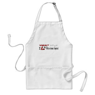 White German Shepherd Gifts Standaard Schort