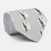 White German Shepherd Gifts Stropdas (Opgerold)