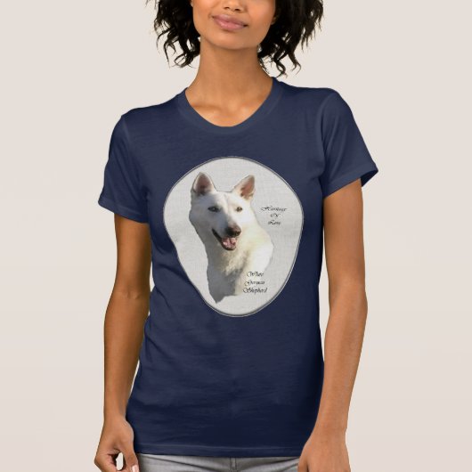 White German Shepherd Gifts T-shirt (Voorkant)