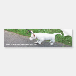 White German Shepherd Lover Bumpersticker