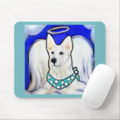 White German Shepherd Muismat (Met muis)