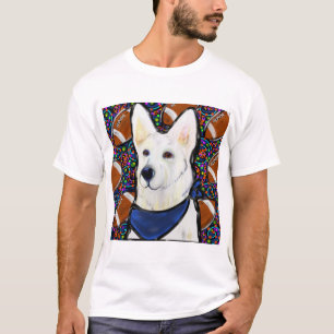 White German Shepherd T-shirt