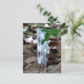 White Ghost Plant Briefkaart (Staand voorkant)