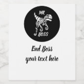 White Ghost Raptor Wijn Etiket (Enkel label)