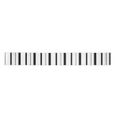White Gingham Stripe Pattern Lint (Voorkant)