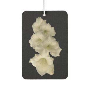 White Gladiola Flower Air Freshener Luchtverfrisser