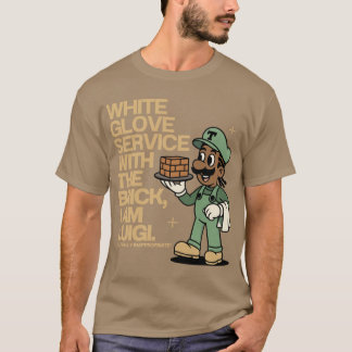 White Glove Brick Service Design Clipse Inspired H T-shirt