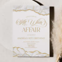 White Gold Agaat All White Affair Verjaardagsfeest