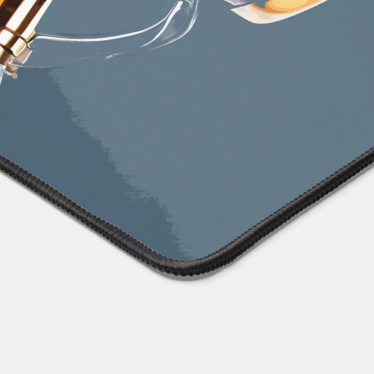 White Gold Cyborg Android Face Sci-Fi (Coin)