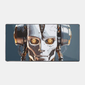 White Gold Cyborg Android Face Sci-Fi (Recto)