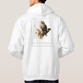 White & Gold Design Collection Hoodie (Achterkant)