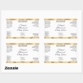 White & Gold Foil Cosmetics Bottle Label (Vel)