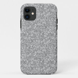White Gold Glitter iPhone 11 Hoesje