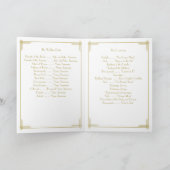 White Gold Great Gatsby Art Déco Programmes de mar (Intérieur)