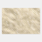 White Gold Hearts    Inpakpapier Vel (Voorkant 2)