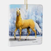 "White & Gold" Keramisch Ornament (Rechts)