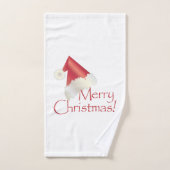 White Gold Kerstmis Bad Handdoek (Handdoek)