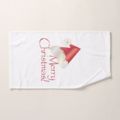 White Gold Kerstmis Bad Handdoek (Handdoek)