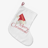 White Gold Kerstmis Grote Kerstsok (Voorkant (Hangend))