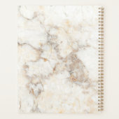 White gold marmer professionele afspraak Planner (Achterkant)