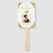 White Gold Photo Pharmacy School Afstuderen Handwaaier (Voorkant)