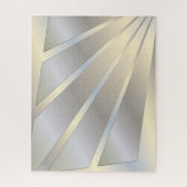 White gold rays legpuzzel (Verticaal)