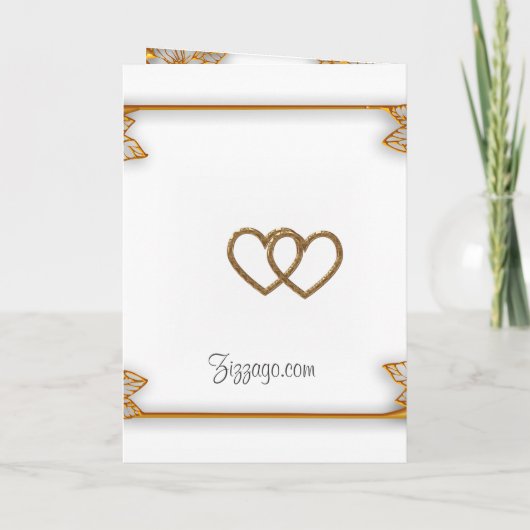 White Gold Wedding Programme (Dos)