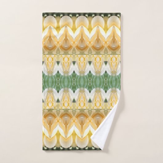 White Gold Yellow en Greens Bad Handdoek (Handdoek)