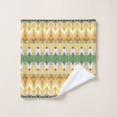 White Gold Yellow en Greens Bad Handdoek (Wasdoekje)