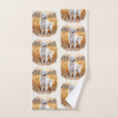 White Golden Retriever Dog Bad Handdoek (Handdoek)