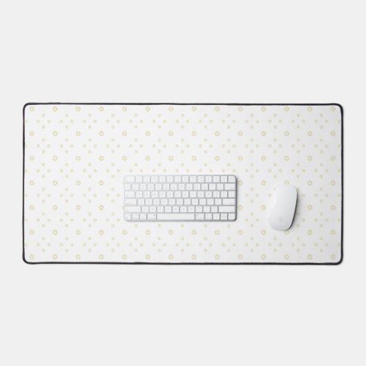 White | Golden Zinnia Sun (Clavier et souris)