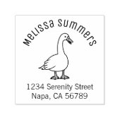 White Goose Arch Address Zelfinktende Stempel (Design)