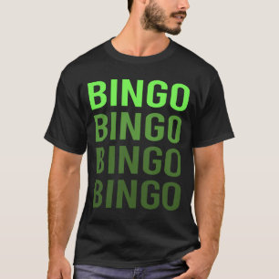 White Gradient Bingo T-shirt
