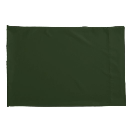 White Green Forest Leaf Petals Kussensloop (Achterkant-Rechts)