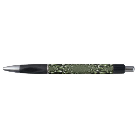 White Green Forest Leaf Petals Pen (Voorkant)