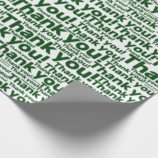 White & Green Lawn Care Service - Dank u! - Cadeaupapier (Hoek)