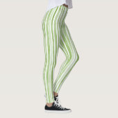 White Green Stripes Leggings (Rechts)