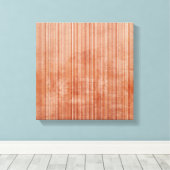 White Grey Rust striped Abstract Canvas Afdruk (Insitu (Houten vloer))