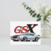 White_GSX Briefkaart (Staand voorkant)
