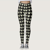 White Guardian Angel Art Custom Holiday Leggings (Voorkant)